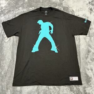 WWE Fandango Authentic Medium‎ Black Wrestling Cotton T-Shirt